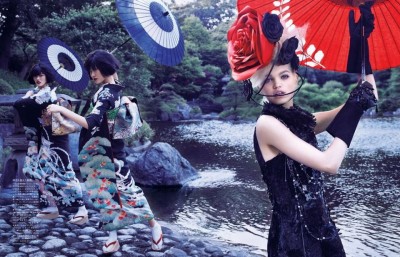 VOGUE 写真　製ページ